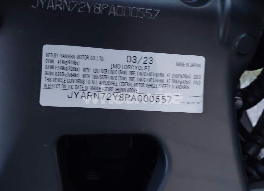 Photo 10 of 2023 Yamaha Mt09 DC (VIN JYARN72Y8PA000557)
