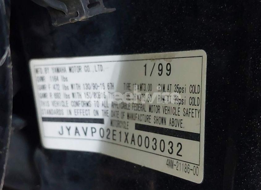 Photo 10 of 1999 Yamaha Xv1600 AL (VIN JYAVP02E1XA003032)