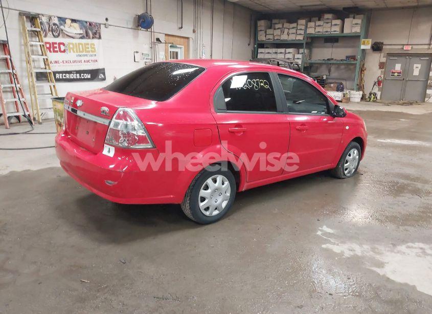 Photo 4 of 2008 Chevrolet Aveo LS (VIN KL1TD56618B041867)