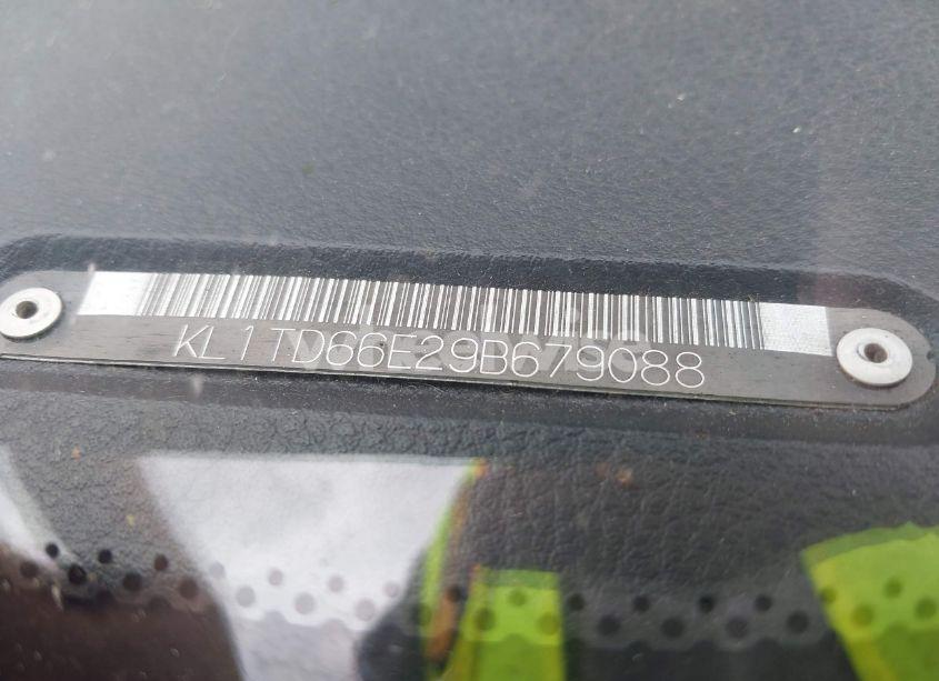 Photo 9 of 2009 Chevrolet Aveo LS (VIN KL1TD66E29B679088)