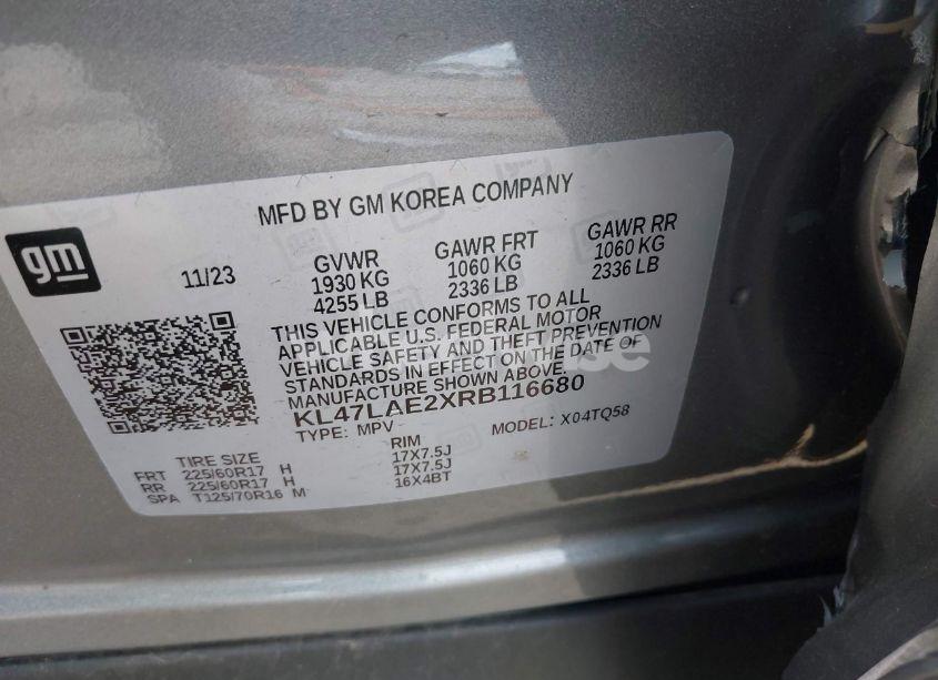 Photo 9 of 2024 Buick Envista PREFERRED FWD (VIN KL47LAE2XRB116680)