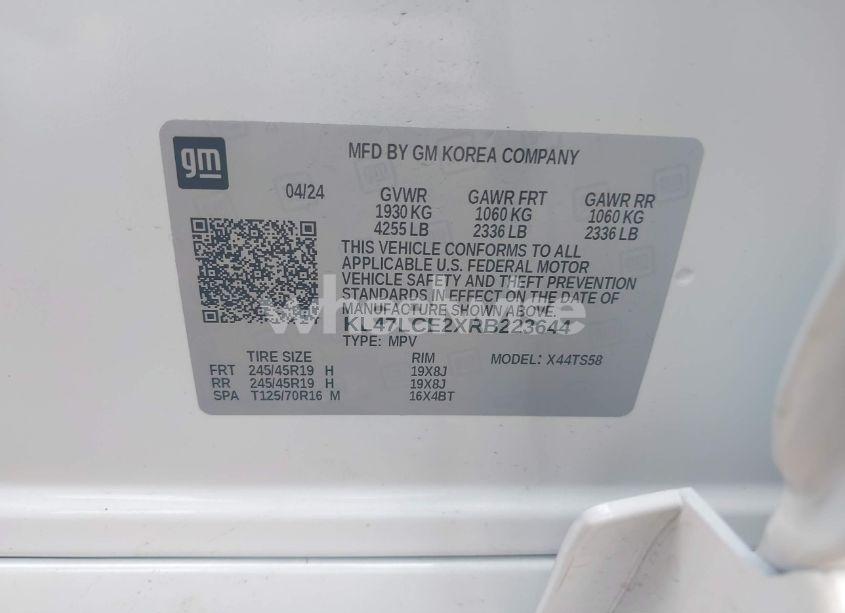 Photo 9 of 2024 Buick Envista AVENIR FWD (VIN KL47LCE2XRB223644)