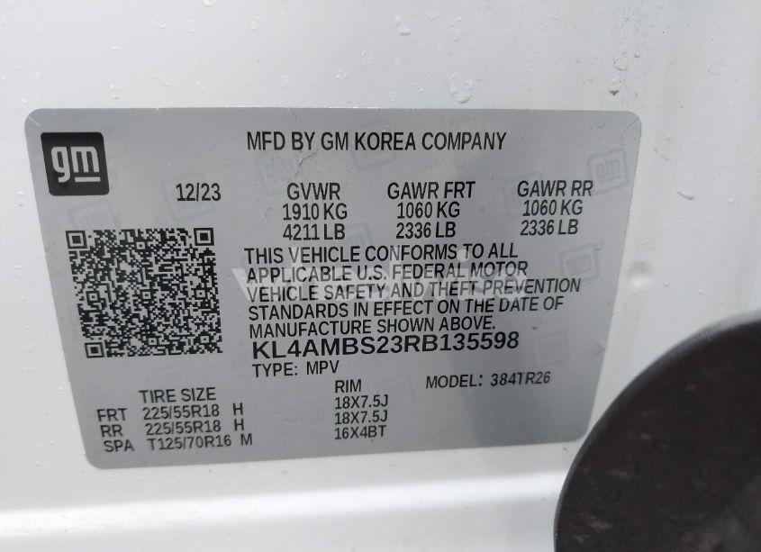 Photo 9 of 2024 Buick Encore GX PREFERRED FWD (VIN KL4AMBS23RB135598)