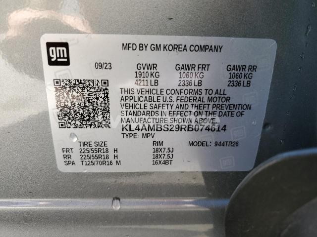 Photo 6 of 2024 BUICK ENCORE GX PREFERRED N/A (VIN KL4AMBS29RB074614)