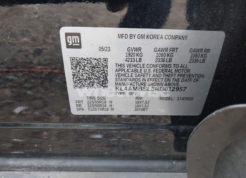 Photo 9 of 2024 Buick Encore GX PREFERRED FWD (VIN KL4AMBSL3RB012957)