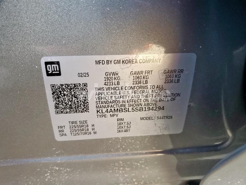 2025 BUICK ENCORE GX PREFERRED N/A (VIN KL4AMBSL5SB194294) main photo