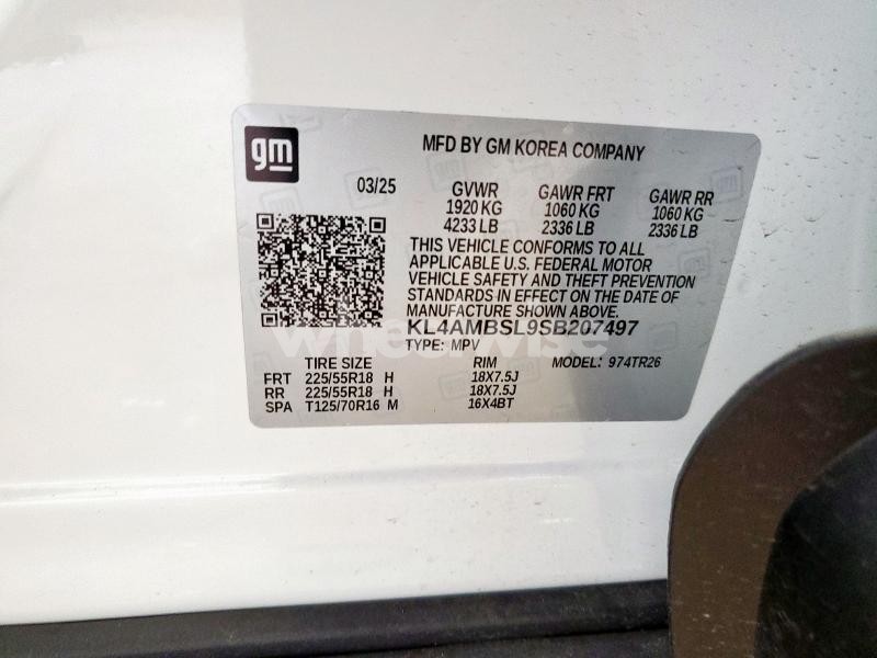 Photo 2 of 2025 BUICK ENCORE GX PREFERRED N/A (VIN KL4AMBSL9SB207497)