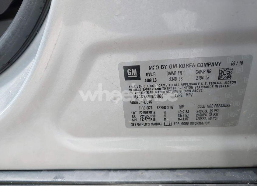 Photo 9 of 2019 Buick Encore SPORT TOURING (VIN KL4CJ2SB8KB759002)