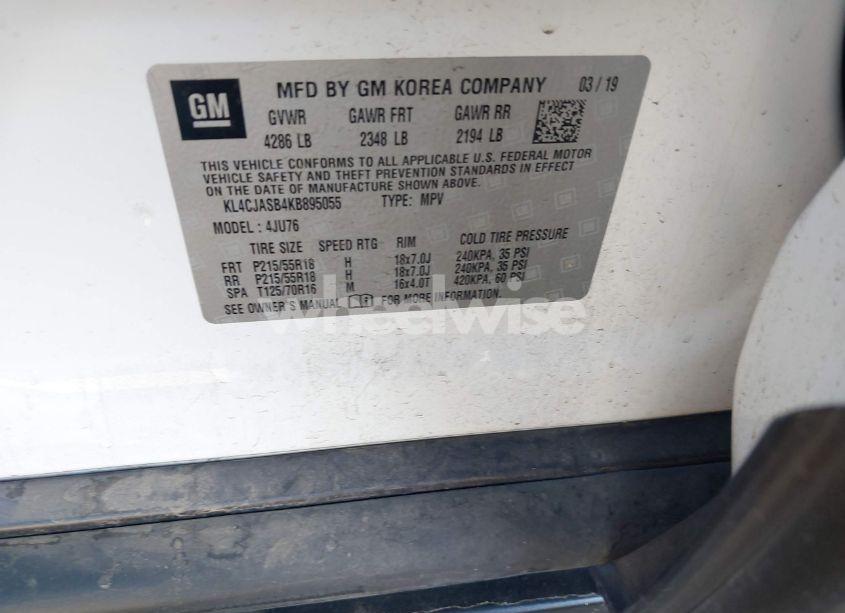 Photo 9 of 2019 Buick Encore FWD PREFERRED (VIN KL4CJASB4KB895055)