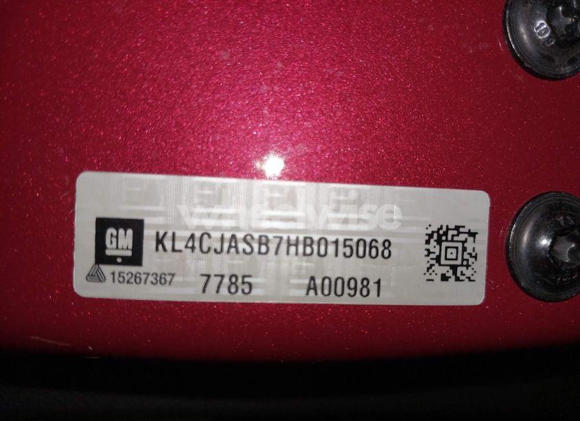 Photo 9 of 2017 Buick Encore PREFERRED (VIN KL4CJASB7HB015068)