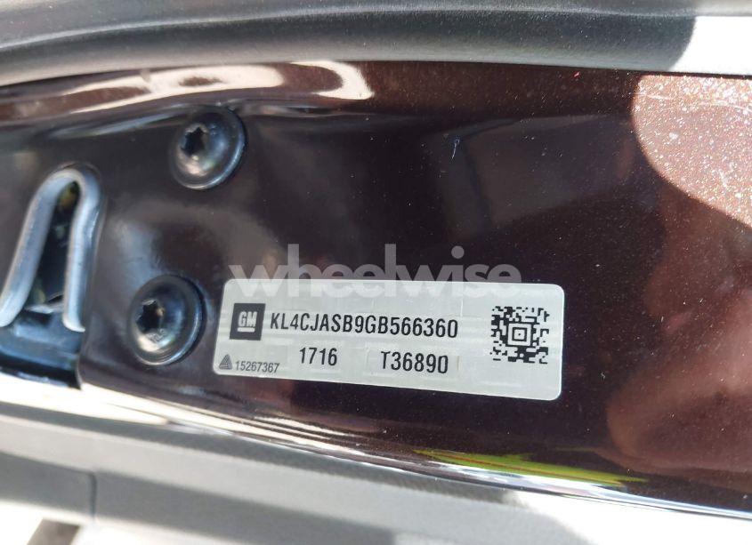 Photo 9 of 2016 Buick Encore (VIN KL4CJASB9GB566360)