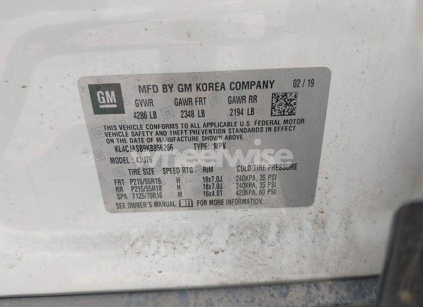 Photo 9 of 2019 Buick Encore FWD PREFERRED (VIN KL4CJASB9KB856266)