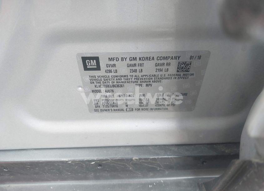 Photo 9 of 2018 Buick Encore PREFERRED II (VIN KL4CJBSB3JB638361)