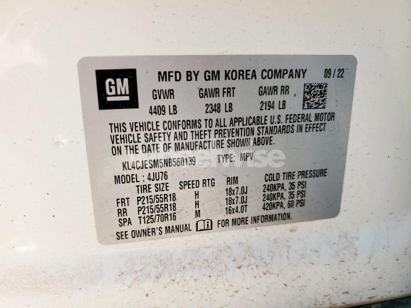 Photo 4 of 2022 BUICK ENCORE PREFERRED N/A (VIN KL4CJESM5NB560139)