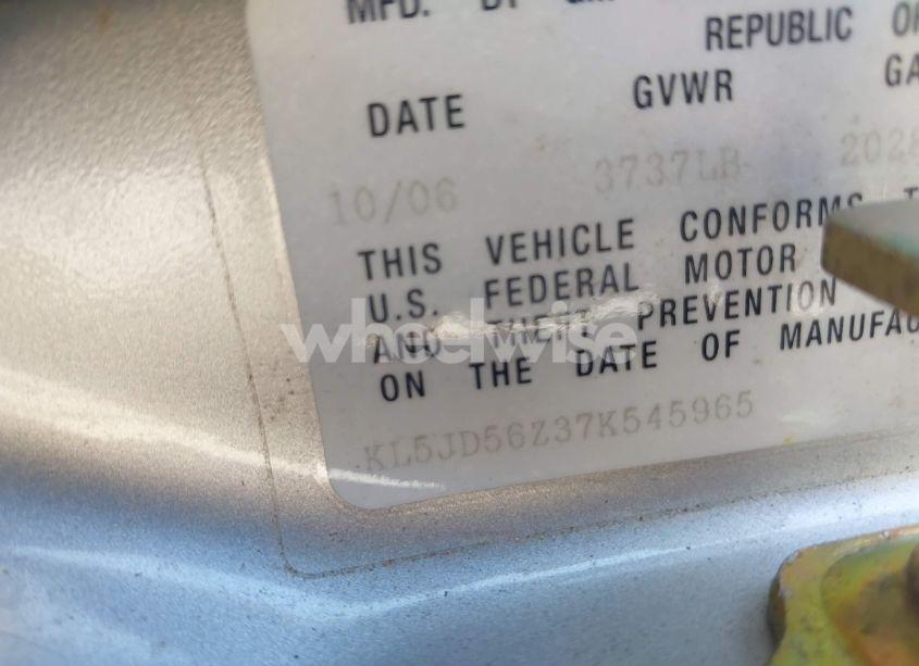 Photo 9 of 2007 Suzuki Forenza CONVENIENCE (VIN KL5JD56Z37K545965)