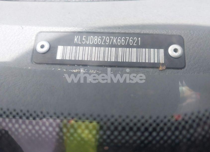 Photo 9 of 2007 Suzuki Forenza CONVENIENCE (VIN KL5JD86Z97K667621)