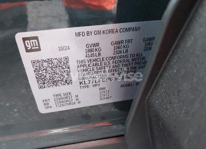 Photo 9 of 2025 Chevrolet Trax FWD LS (VIN KL77LFEP8SC142223)