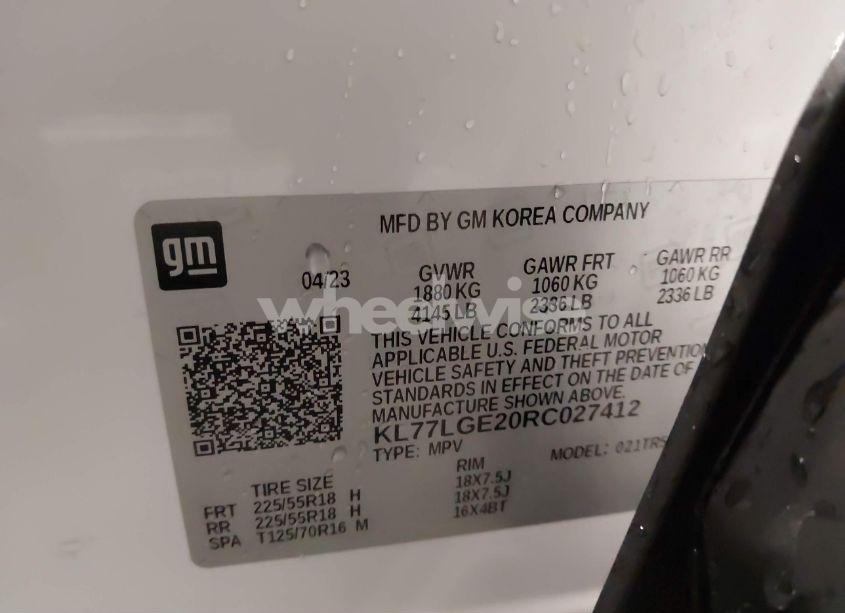 Photo 9 of 2024 Chevrolet Trax FWD 1RS (VIN KL77LGE20RC027412)