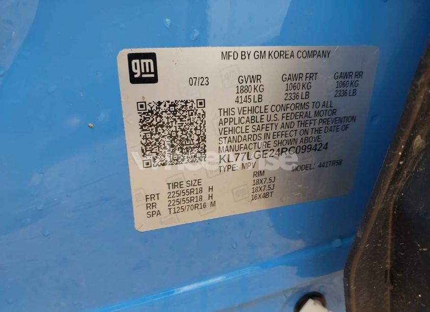 Photo 9 of 2024 Chevrolet Trax FWD 1RS (VIN KL77LGE24RC099424)