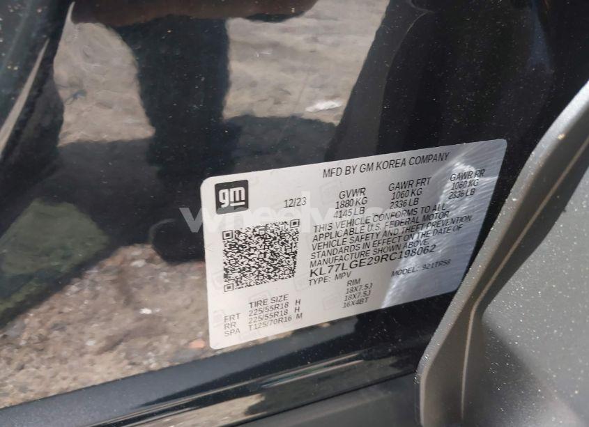 Photo 9 of 2024 Chevrolet Trax FWD 1RS (VIN KL77LGE29RC198062)