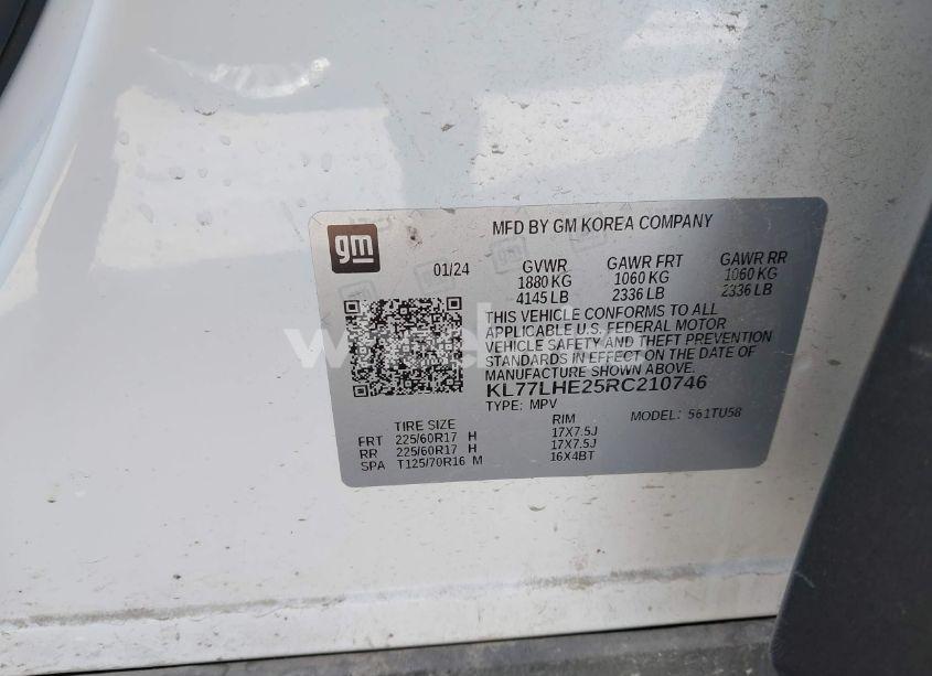 Photo 9 of 2024 Chevrolet Trax FWD LT (VIN KL77LHE25RC210746)