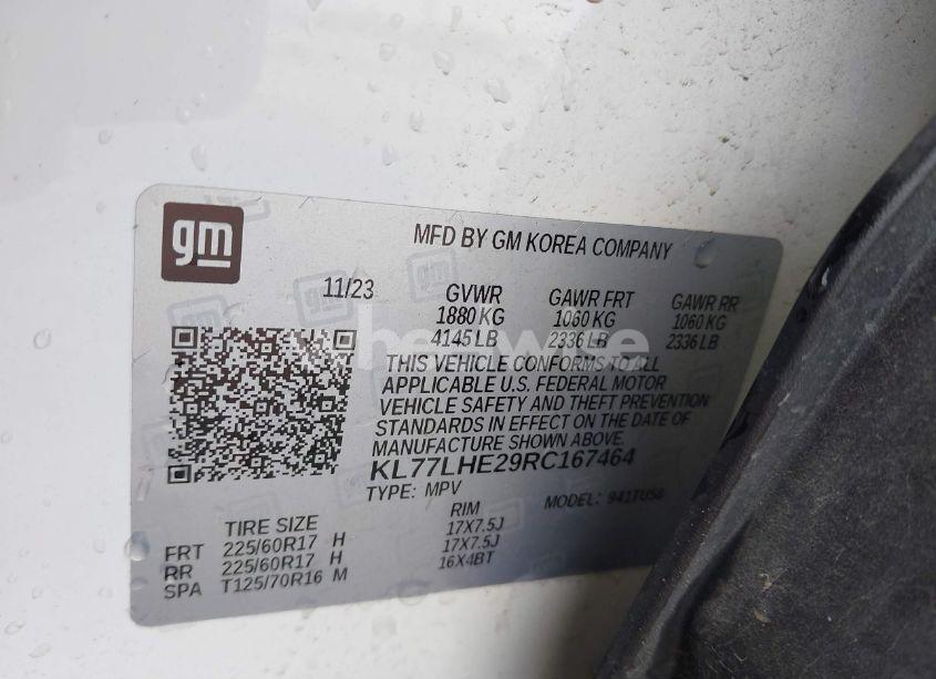 Photo 9 of 2024 Chevrolet Trax FWD LT (VIN KL77LHE29RC167464)