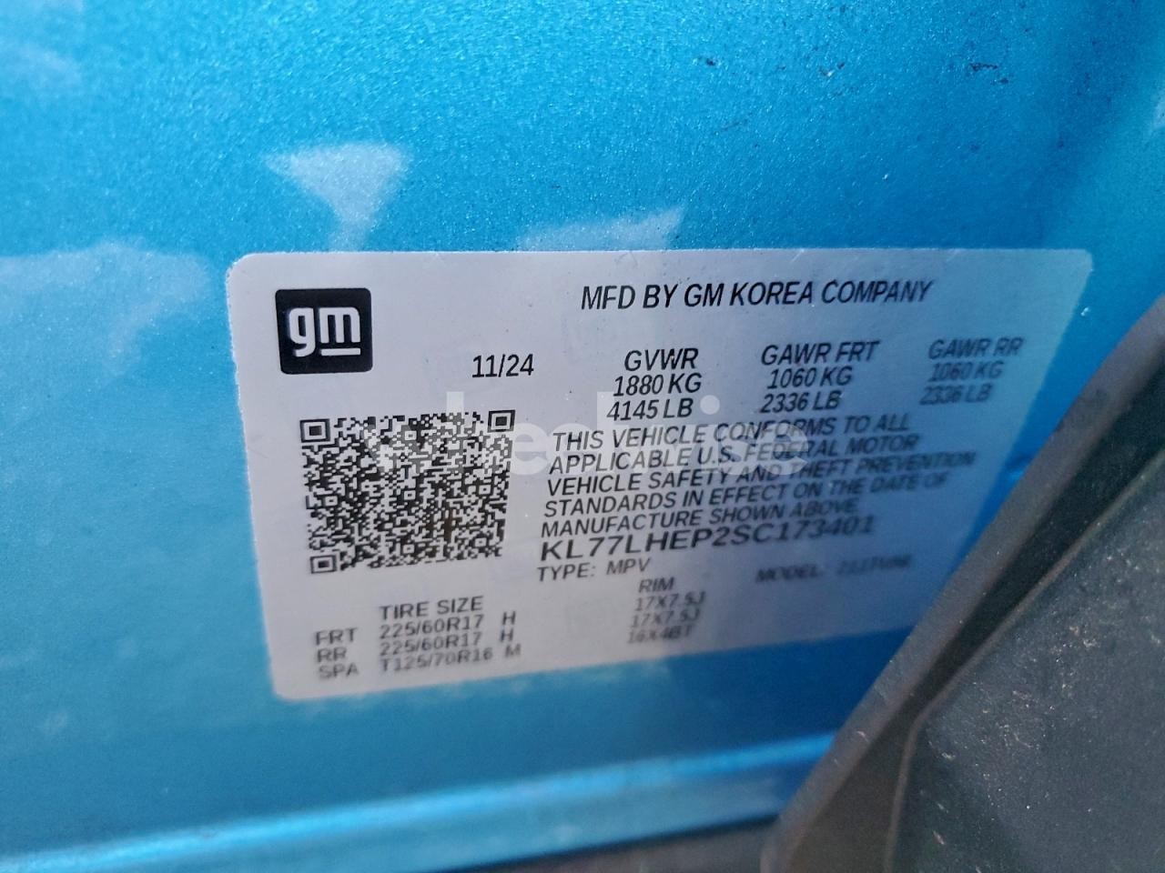 Photo 13 of 2025 CHEVROLET TRAX 1LT (VIN KL77LHEP2SC173401)