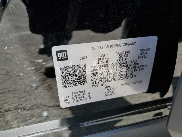Photo 12 of 2025 CHEVROLET TRAX 1LT (VIN KL77LHEP5SC267384)