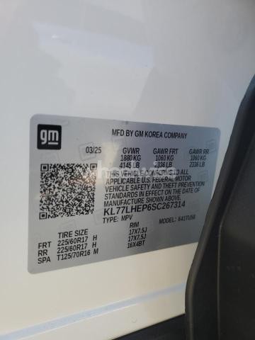 Photo 9 of 2025 CHEVROLET TRAX 1LT (VIN KL77LHEP6SC267314)