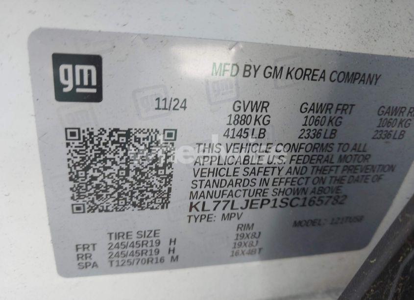 Photo 9 of 2025 Chevrolet Trax FWD 2RS (VIN KL77LJEP1SC165782)