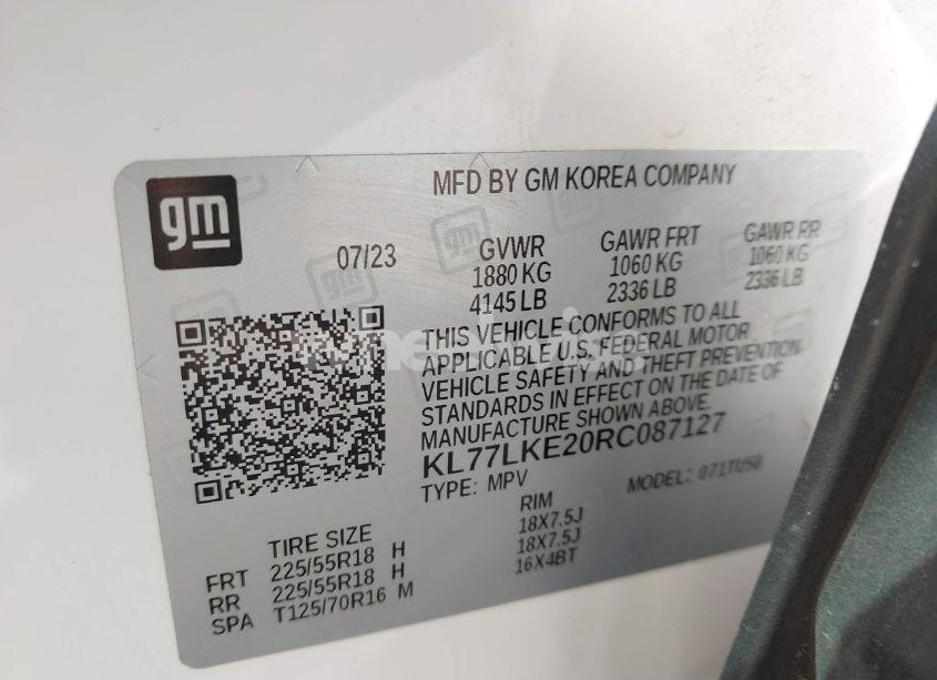 Photo 9 of 2024 Chevrolet Trax FWD ACTIV (VIN KL77LKE20RC087127)