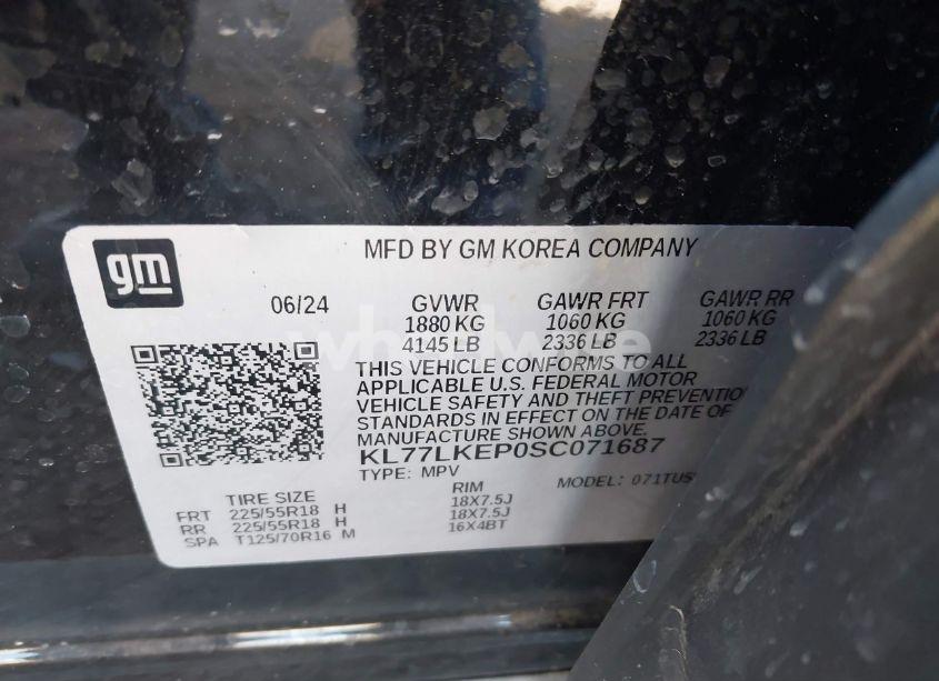 Photo 9 of 2025 Chevrolet Trax FWD ACTIV (VIN KL77LKEP0SC071687)