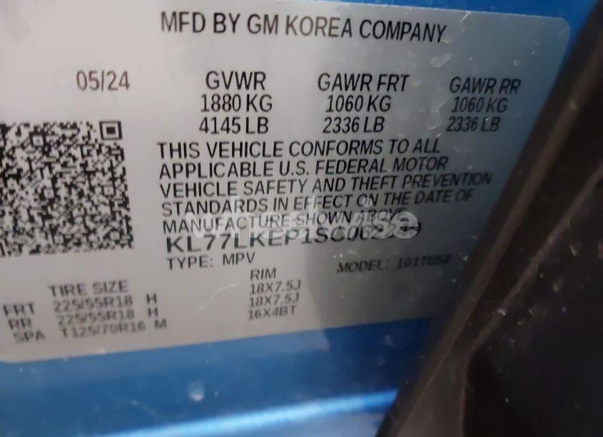 Photo 9 of 2025 Chevrolet Trax FWD ACTIV (VIN KL77LKEP1SC062240)