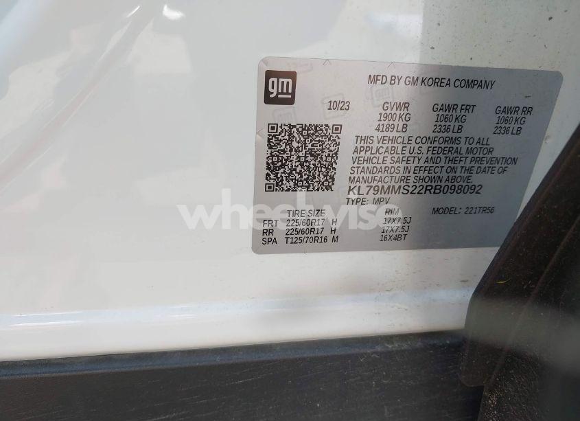 Photo 9 of 2024 Chevrolet Trailblazer FWD LS (VIN KL79MMS22RB098092)