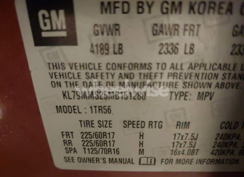 Photo 9 of 2021 Chevrolet Trailblazer FWD LS (VIN KL79MMS25MB151280)