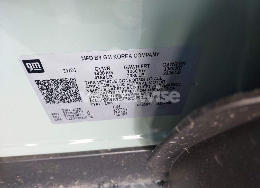 Photo 9 of 2025 Chevrolet Trailblazer FWD LS (VIN KL79MMSP2SB122568)