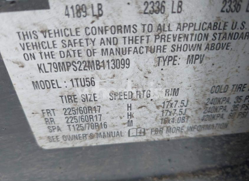 Photo 9 of 2021 Chevrolet Trailblazer FWD LT (VIN KL79MPS22MB113099)