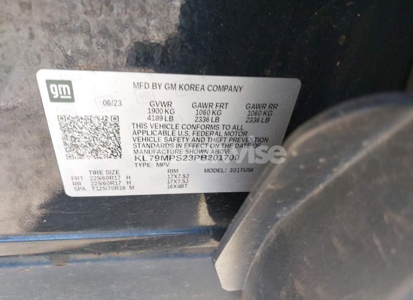 Photo 9 of 2023 Chevrolet Trailblazer FWD LT (VIN KL79MPS23PB201700)