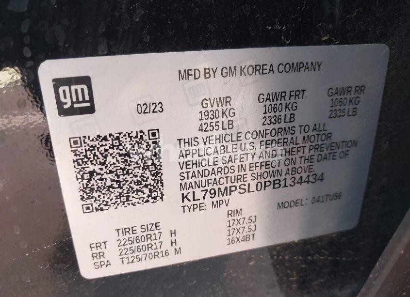 Photo 9 of 2023 Chevrolet Trailblazer FWD LT (VIN KL79MPSL0PB134434)