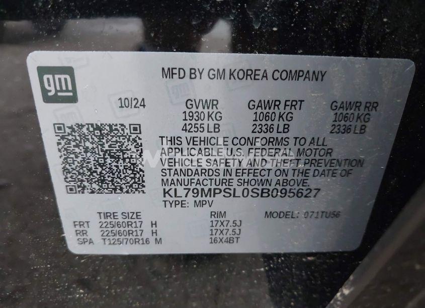 Photo 9 of 2025 Chevrolet Trailblazer FWD LT (VIN KL79MPSL0SB095627)