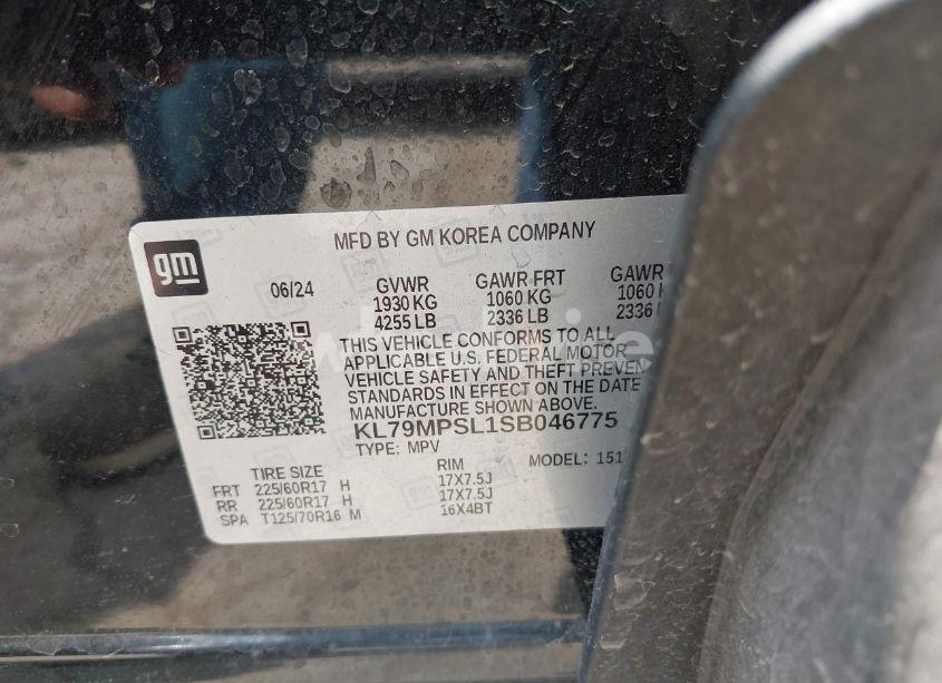 Photo 9 of 2025 Chevrolet Trailblazer FWD LT (VIN KL79MPSL1SB046775)