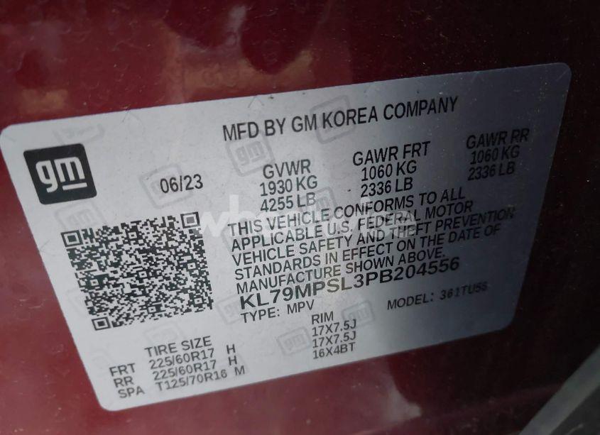 Photo 9 of 2023 Chevrolet Trailblazer FWD LT (VIN KL79MPSL3PB204556)