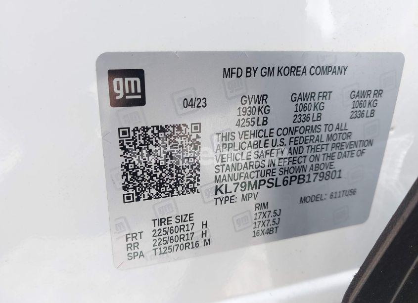 Photo 9 of 2023 Chevrolet Trailblazer FWD LT (VIN KL79MPSL6PB179801)