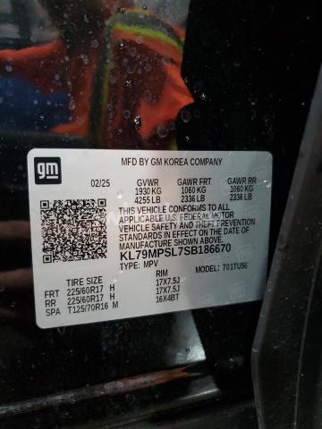 Photo 12 of 2025 CHEVROLET TRAILBLAZER LT (VIN KL79MPSL7SB186670)