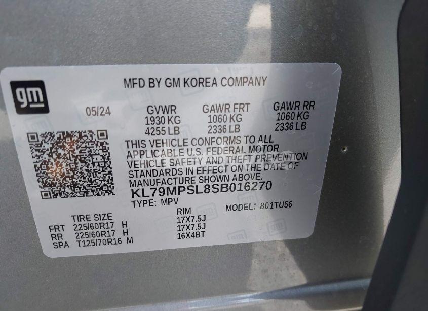 Photo 9 of 2025 Chevrolet Trailblazer FWD LT (VIN KL79MPSL8SB016270)