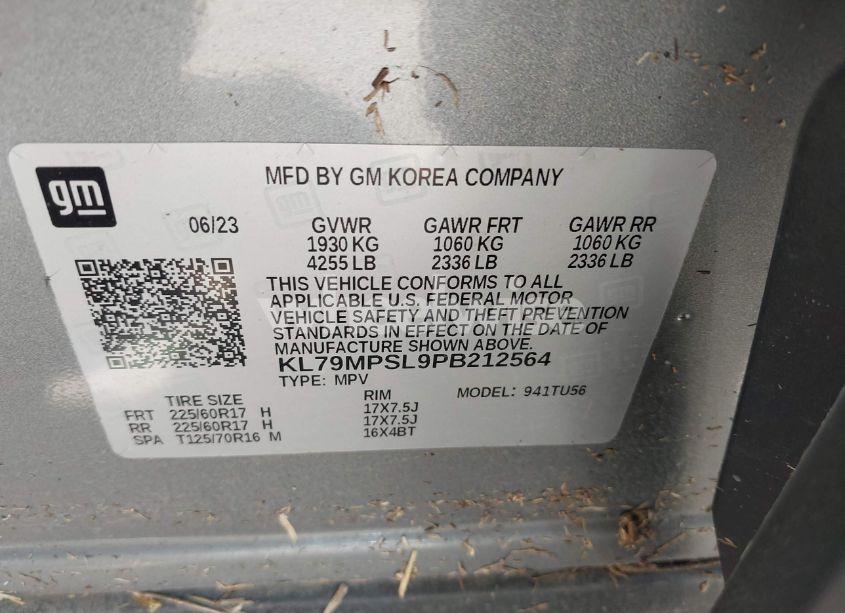 Photo 9 of 2023 Chevrolet Trailblazer FWD LT (VIN KL79MPSL9PB212564)