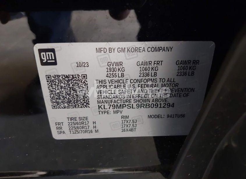 Photo 9 of 2024 Chevrolet Trailblazer FWD LT (VIN KL79MPSL9RB091294)