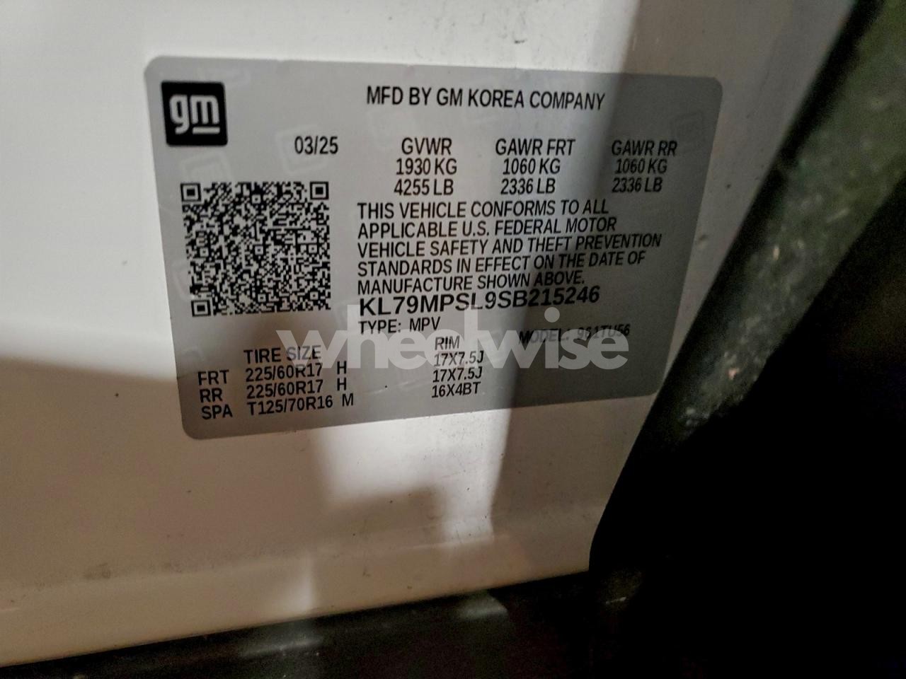 Photo 14 of 2025 CHEVROLET TRAILBLAZER LT (VIN KL79MPSL9SB215246)