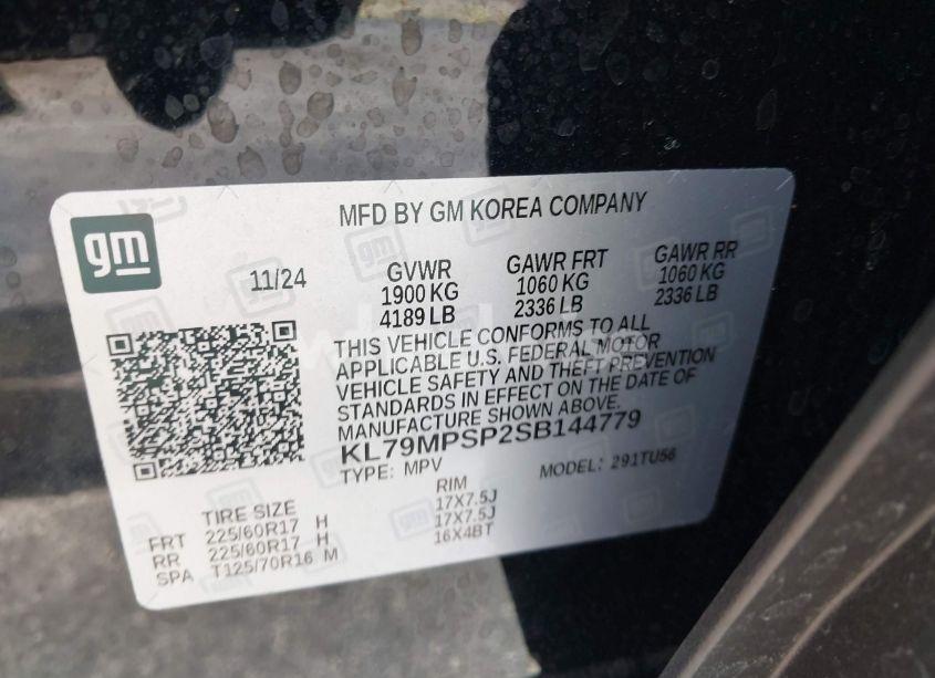 Photo 9 of 2025 Chevrolet Trailblazer FWD LT (VIN KL79MPSP2SB144779)