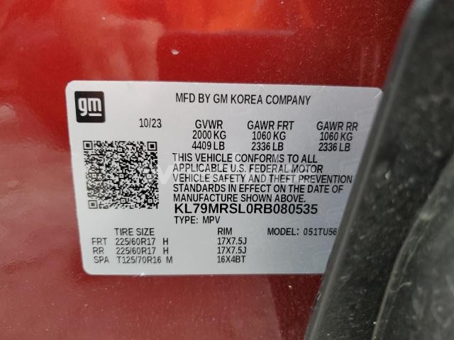 Photo 5 of 2024 CHEVROLET TRAILBLAZER LT (VIN KL79MRSL0RB080535)